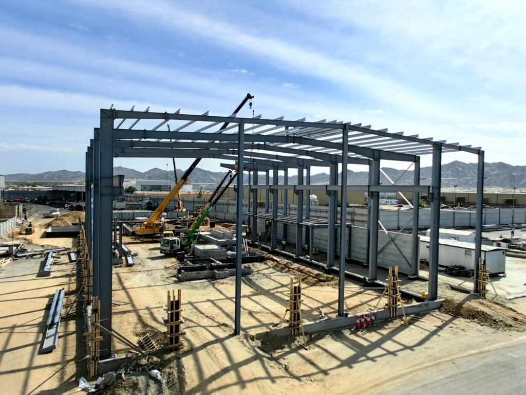 مشروع تشييد وتنفيذ مباني بواسطة شركة الفريق العالمي للمقاولات