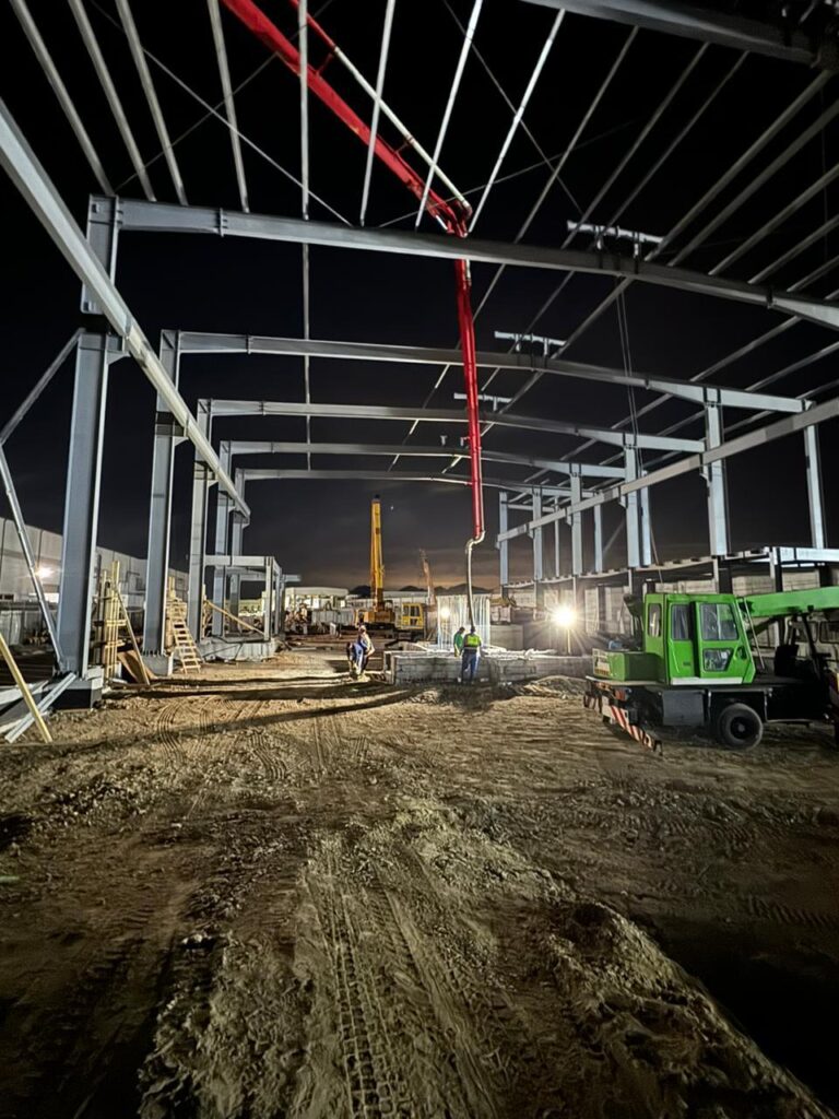 مشروع تشييد وتنفيذ مباني بواسطة شركة الفريق العالمي للمقاولات