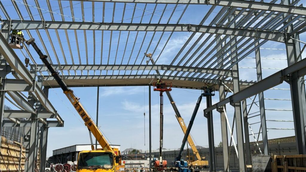 مشروع تشييد وتنفيذ مباني بواسطة شركة الفريق العالمي للمقاولات